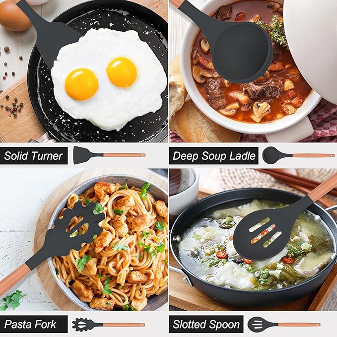 KitchenPro™ Silicone Cooking Utensils