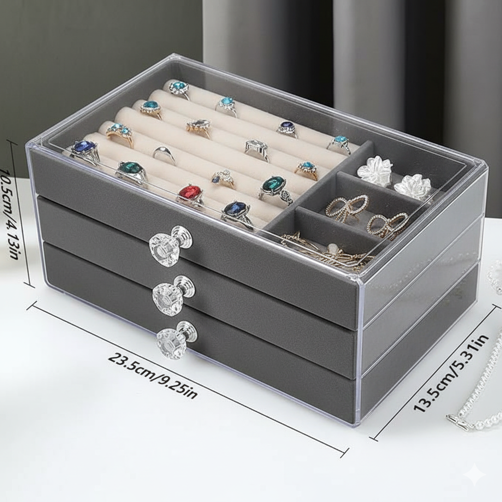 GlamStack™ Jewellery Organizer Box
