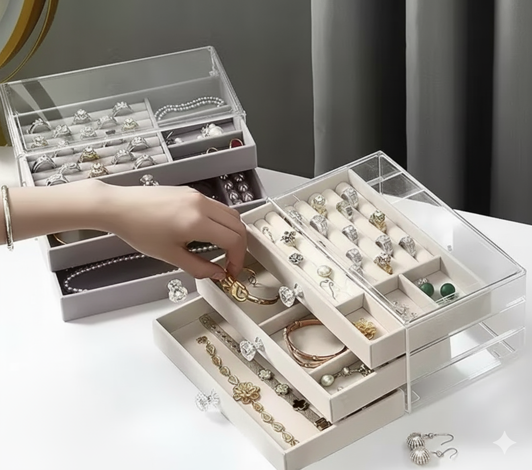 GlamStack™ Jewellery Organizer Box