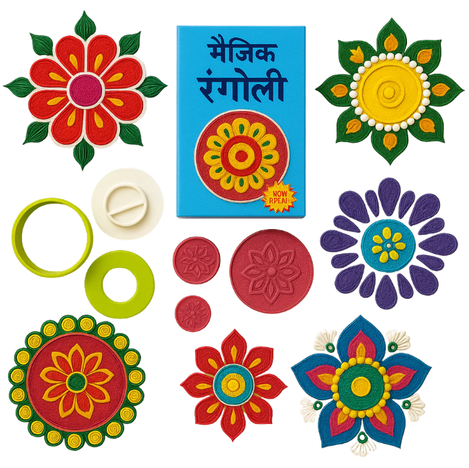 FestiveRangoli™ Designer Kit with Magic Tool